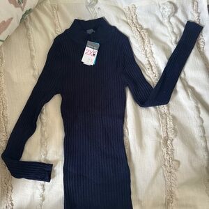 NWT Primark Navy Blue Turtleneck